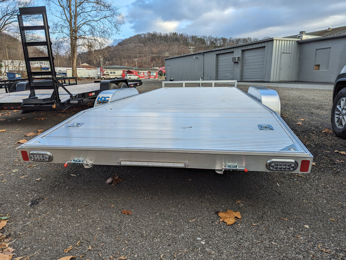 2024 Nexhaul 18' 7K Aluminum Car Trailer with Custom Alloy Wheels
