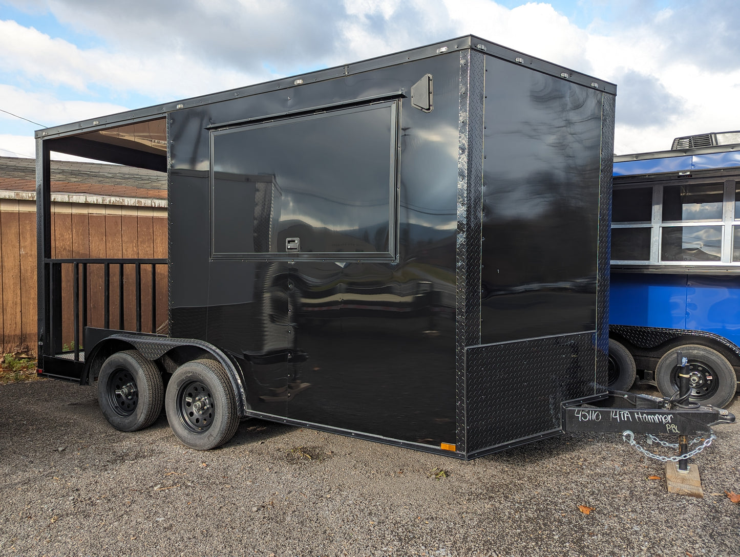 2023 Quality Cargo 7x14' 7K Concession Trailer with Porch