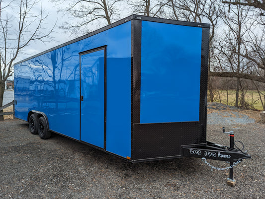 2023 Quality Cargo 8.5x24' 10K Trailer with Custom Alloy Wheels