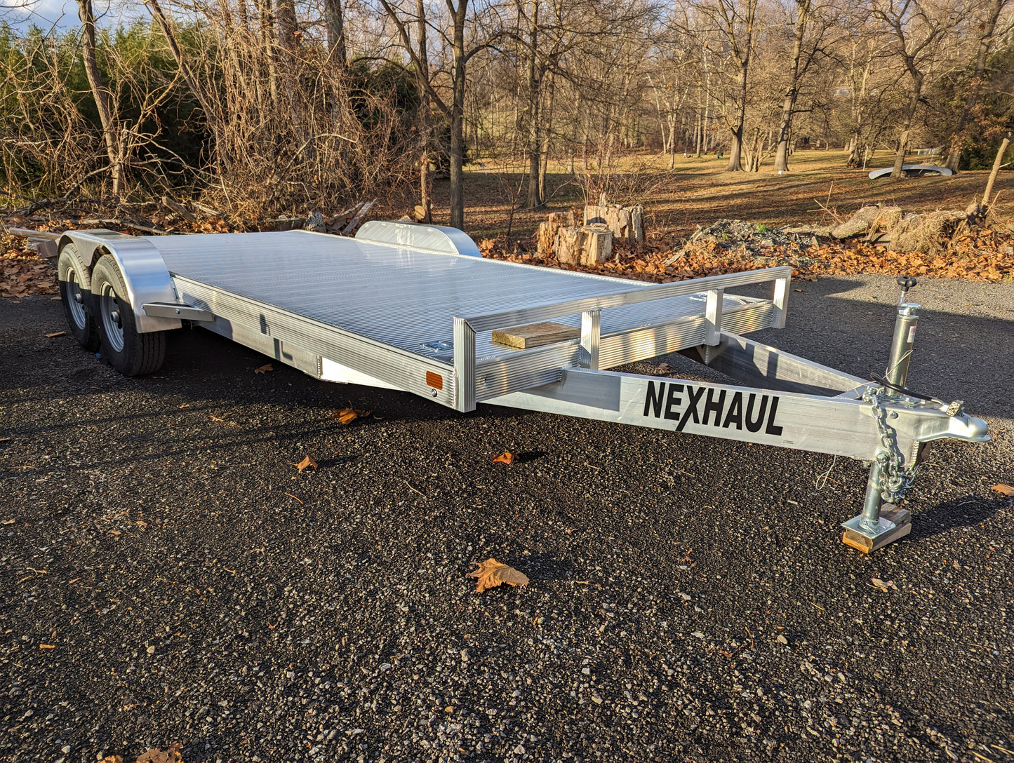 2024 Nexhaul 20' 10K Aluminum Car Trailer