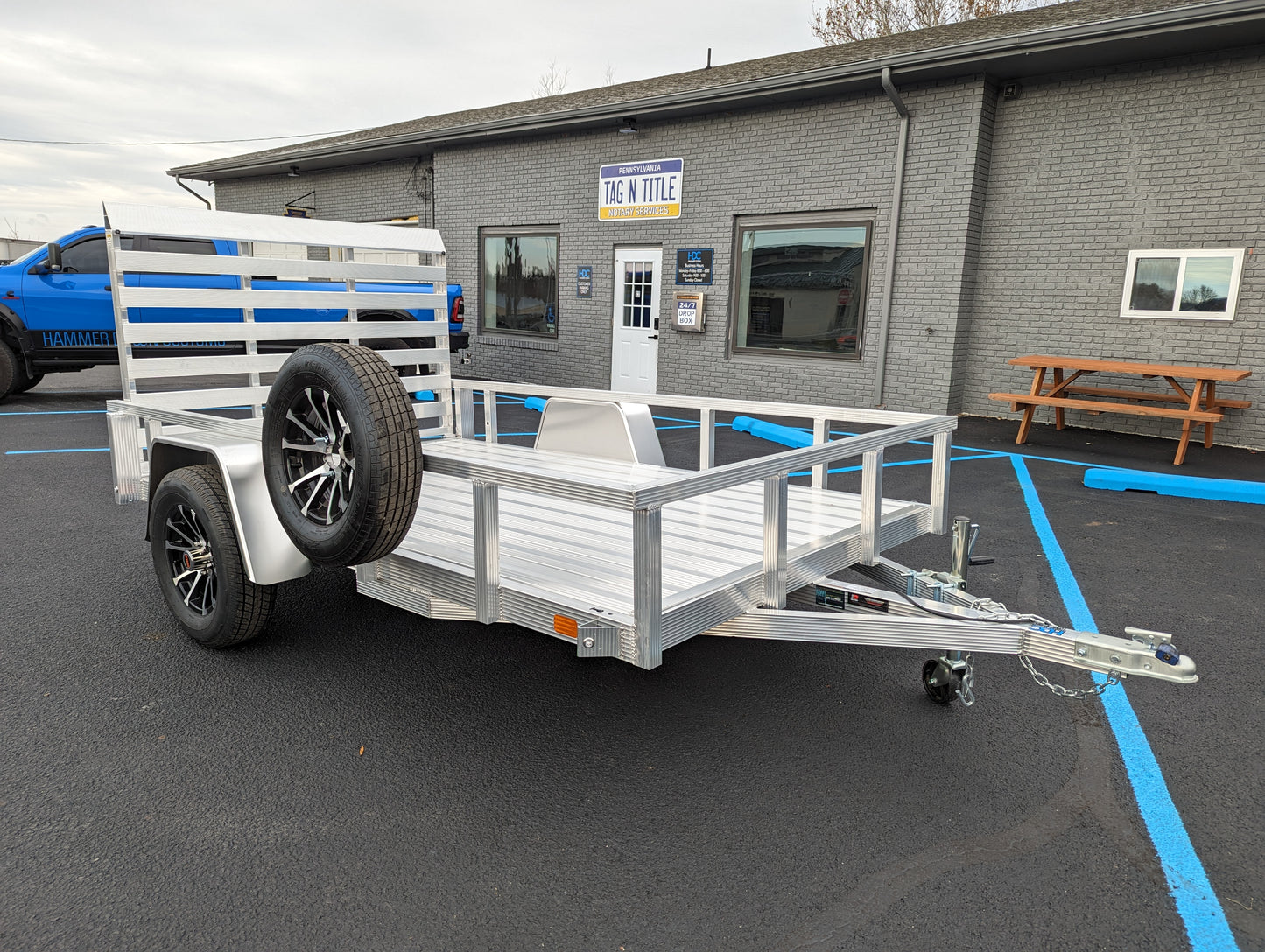 2024 Nexhaul 6x10' 3K Aluminum Trailer with Custom Alloy Wheels